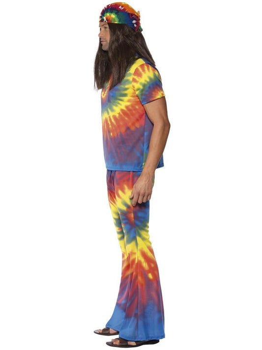 1960s Tie Dye Top and Flared Trousers Adult Rainbow 2