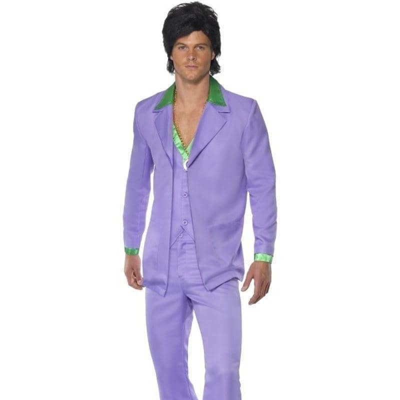 1970s Lavender Suit Costume Adult Purple_1
