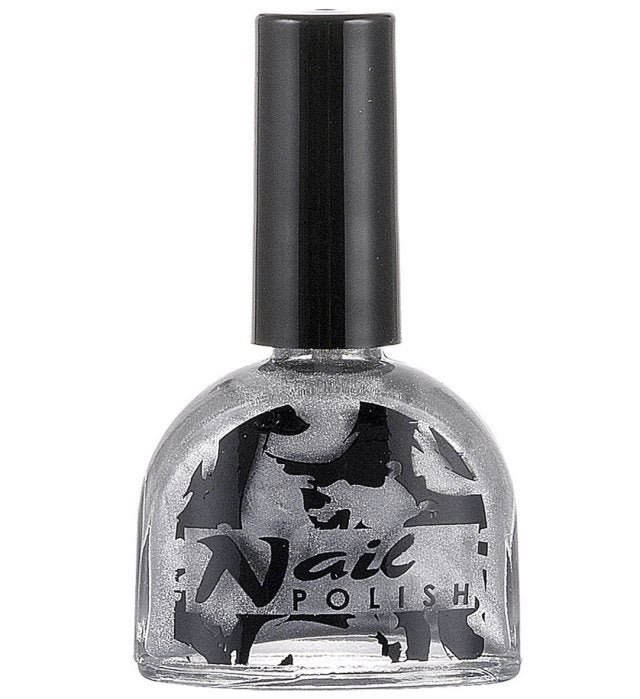 Silver Nail Polishes Display Box-7 Ml