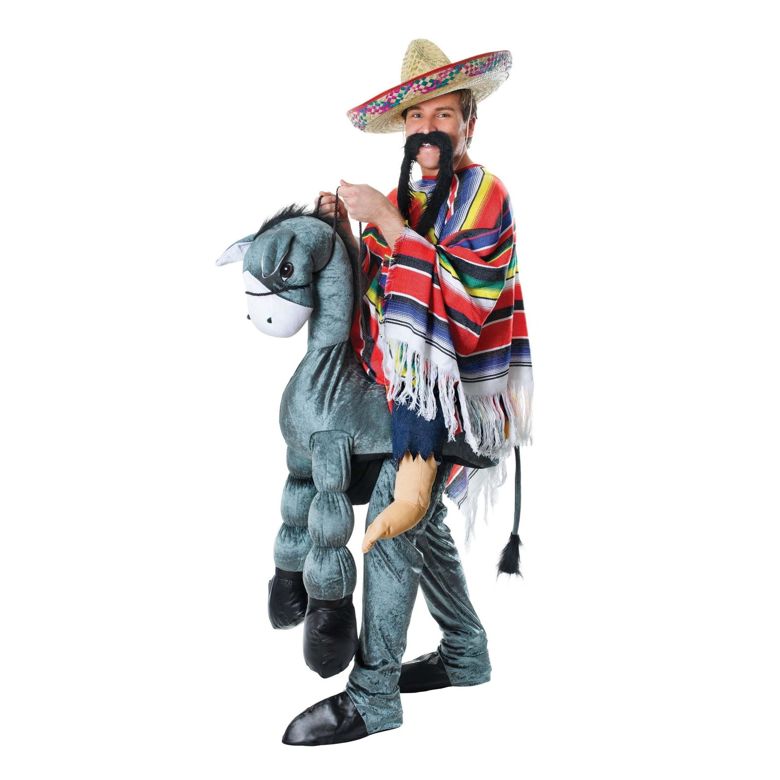 Mens Hey Amigo Mexican On Horseback Adult Costume Male Halloween 1