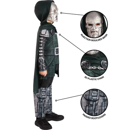 Marvel Avengers Doomsday Doctor Doom Deluxe Costume for Kids - Image 3