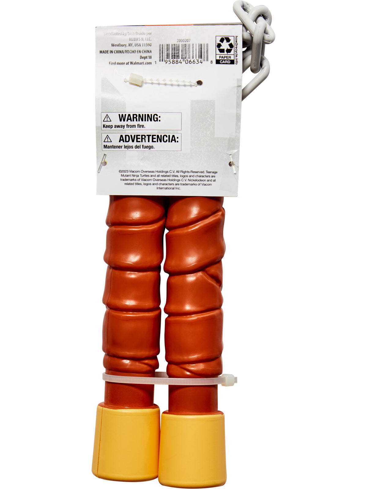 TMNT Michelangelo Nunchucks Plastic Weapon Accessory 3