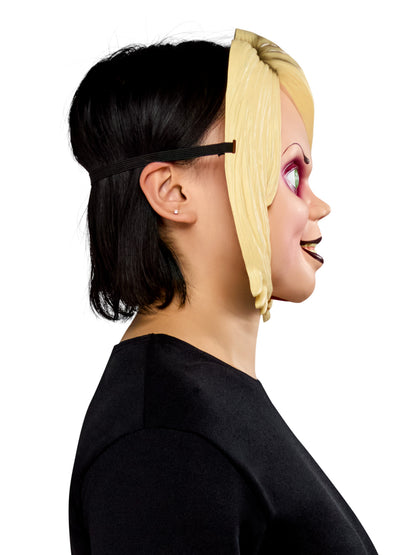 Bride of Chucky Tiffany Formed Plastic Half Mask 3