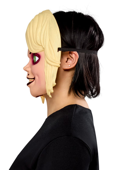 Bride of Chucky Tiffany Formed Plastic Half Mask 4