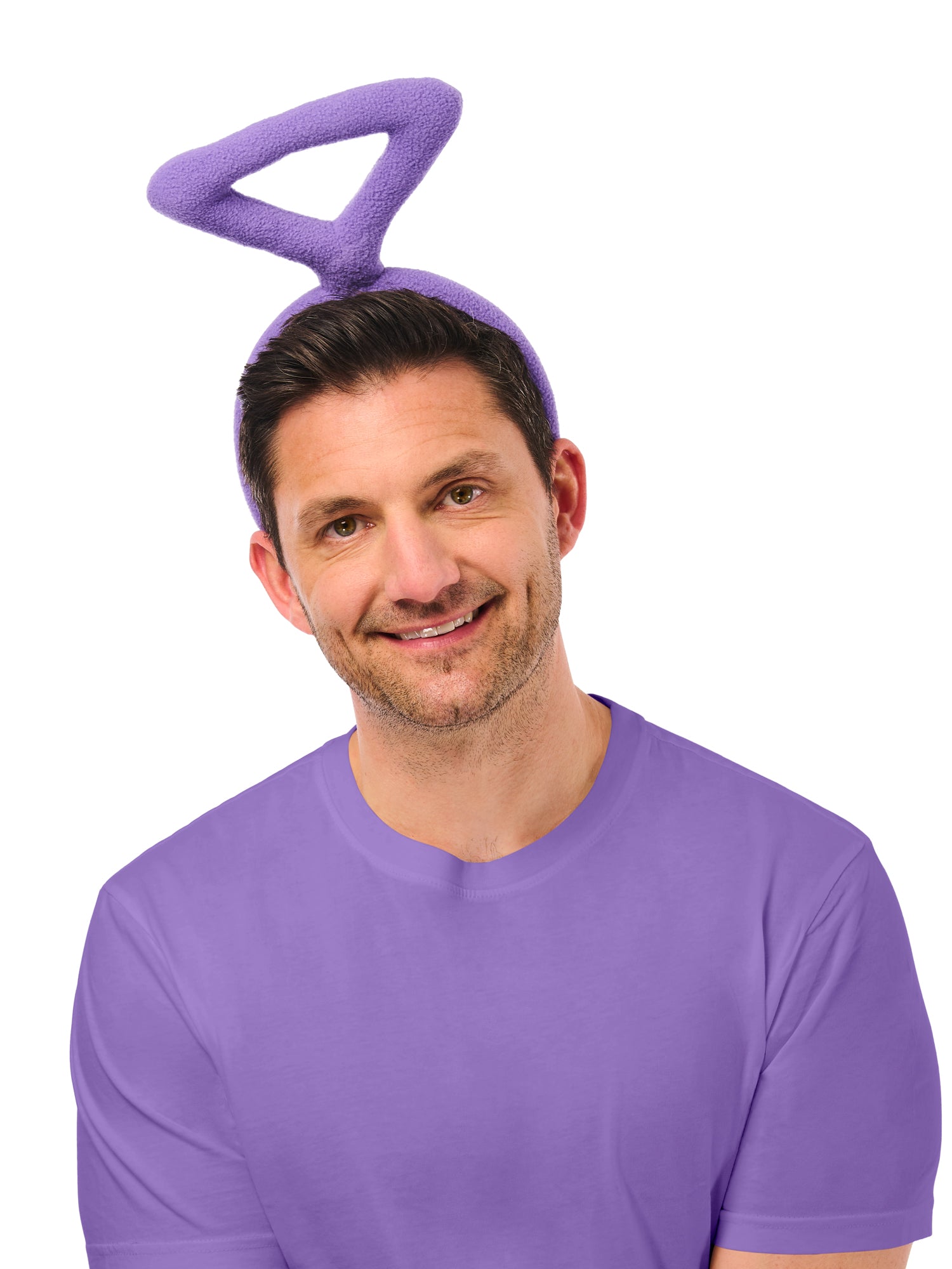 Teletubbies Adult Deluxe Plush Tinky-Winky Headband Purple 1