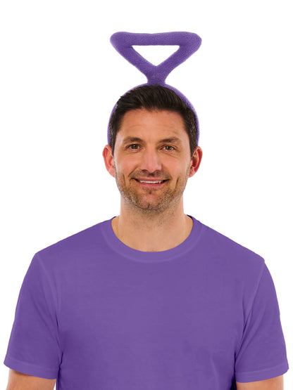 Teletubbies Adult Deluxe Plush Tinky-Winky Headband Purple 4