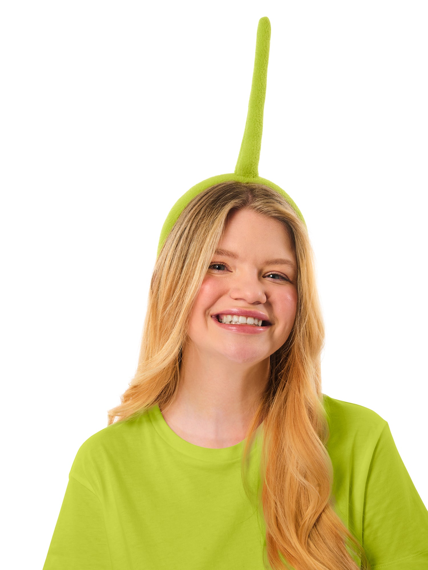 Teletubbies Adult Deluxe Plush Dipsy Headband Green 1