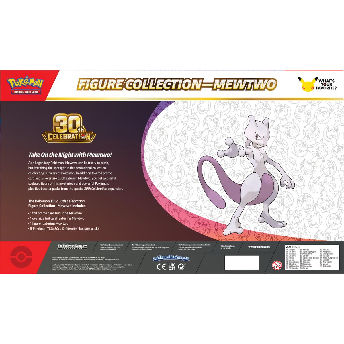 Pokemon TCG 30th Celebration Mewtwo Figure Collection Card Game product image 2