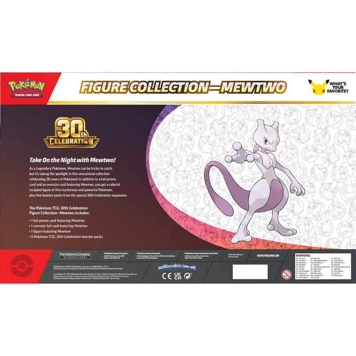 Pokemon TCG 30th Celebration Mewtwo Figure Collection Card Game product image 2