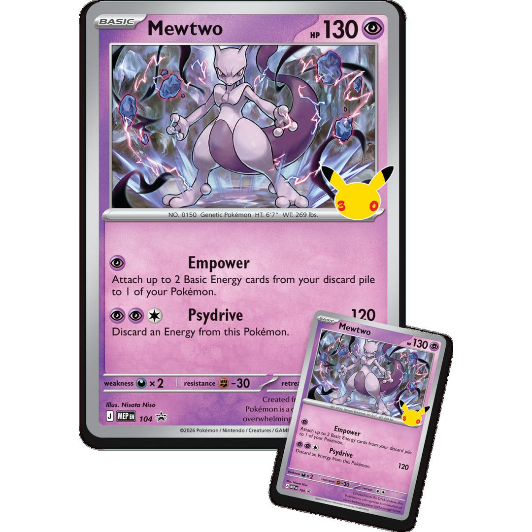 Pokemon TCG 30th Celebration Mewtwo Figure Collection Card Game product image 3