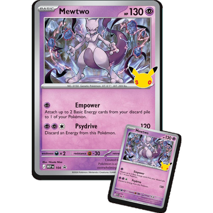 Pokemon TCG 30th Celebration Mewtwo Figure Collection Card Game product image 3