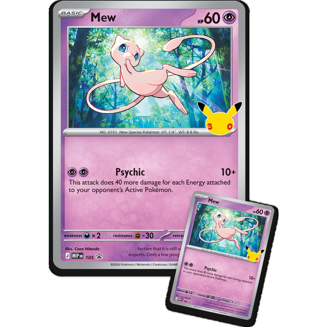 Pokemon TCG 30th Celebration Mew Figure Collection Card Game product image 2