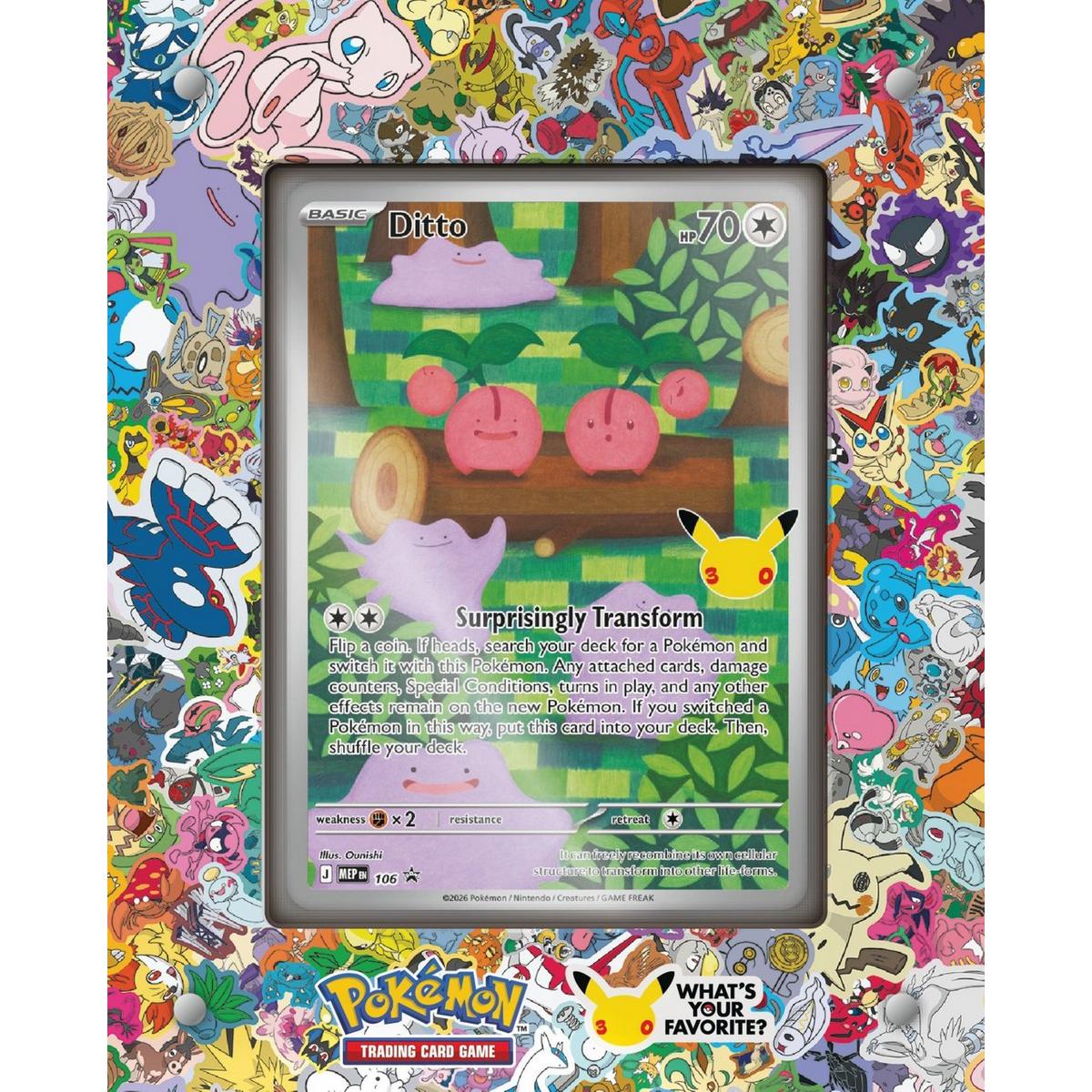Pokemon TCG 30th Celebration Ditto Premium Collection Card Game product image 4