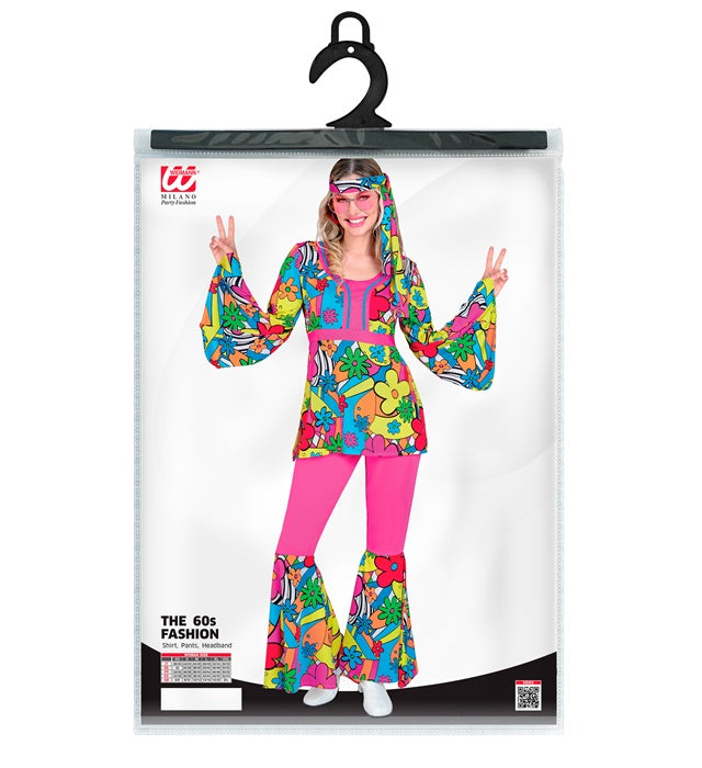 The 60S Fashion - Flower Power  Shirt, Pants, Headband 
