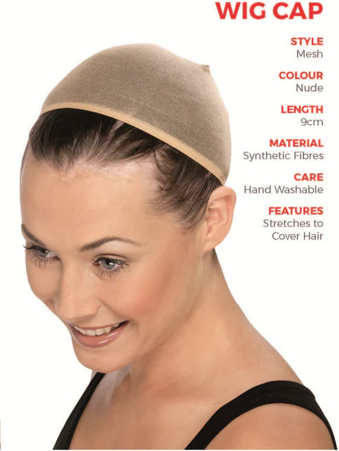 Wig Cap Adult Nude Coloured Stretch Hair Net