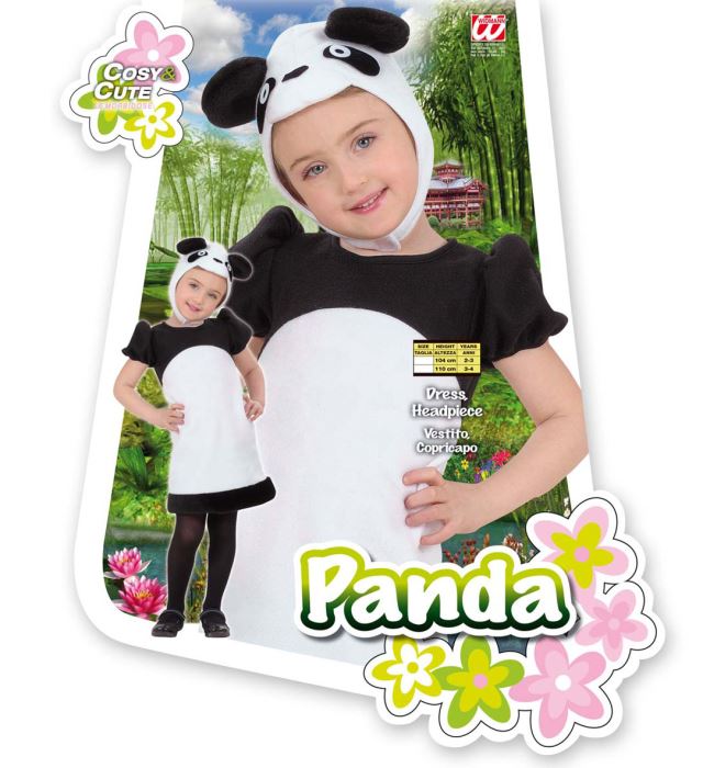 Panda Costume for Girls Image 2