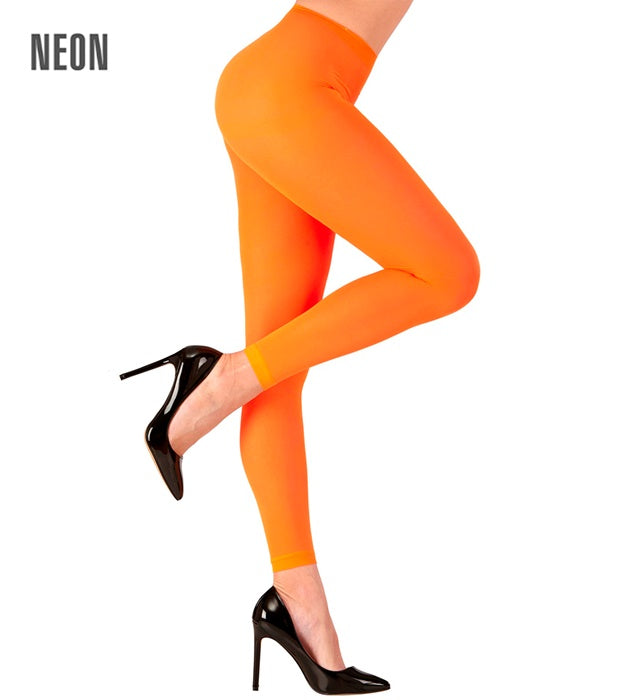 Neon Orange Leggings 70 Den