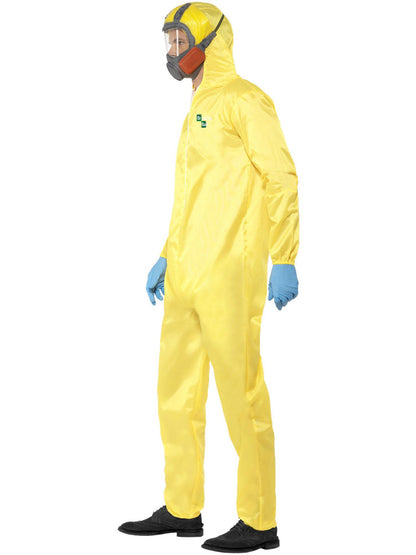 Breaking Bad Costume Adult Yellow Hazmat Jumpsuit Mask 3