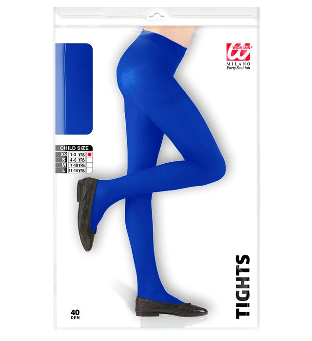 Blue Pantyhose 40 Den