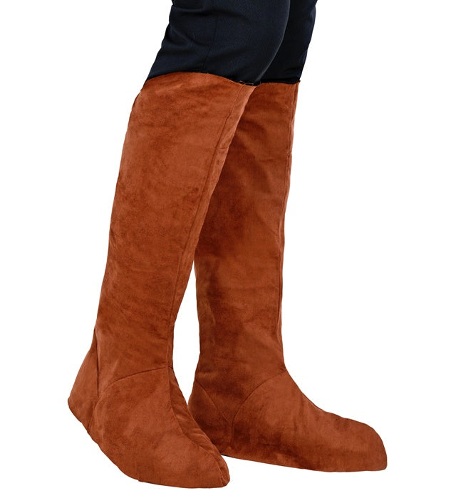 Pair Of Suede Look Boot Tops