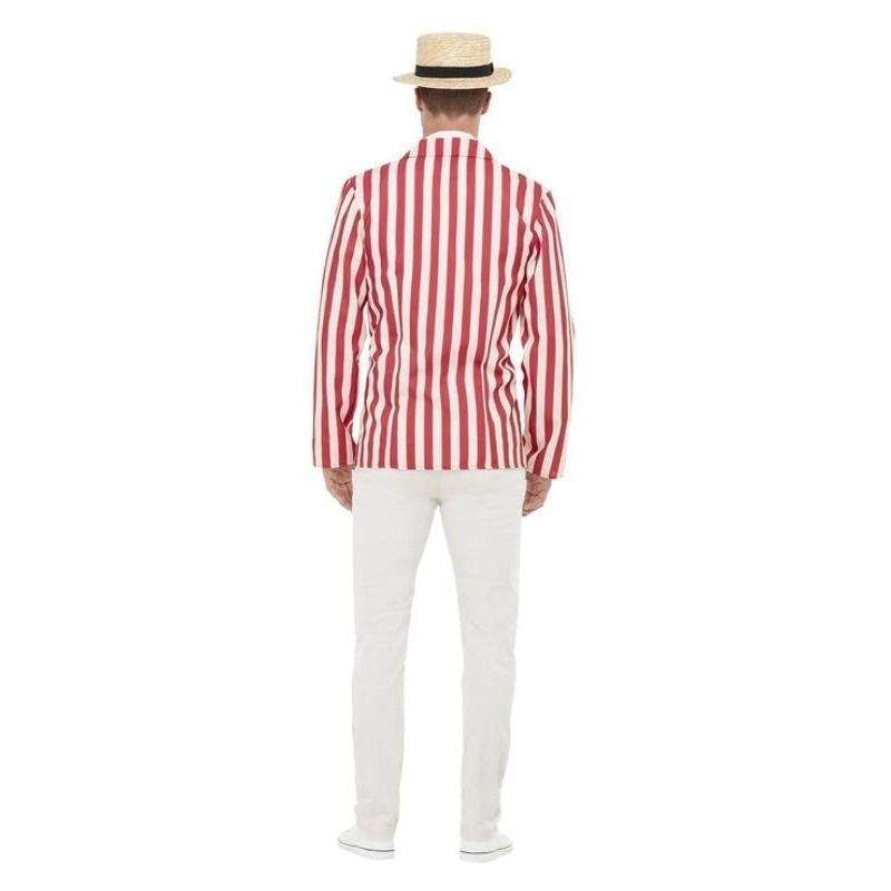 20s Barber Shop Costume Adult Red White Suit 2