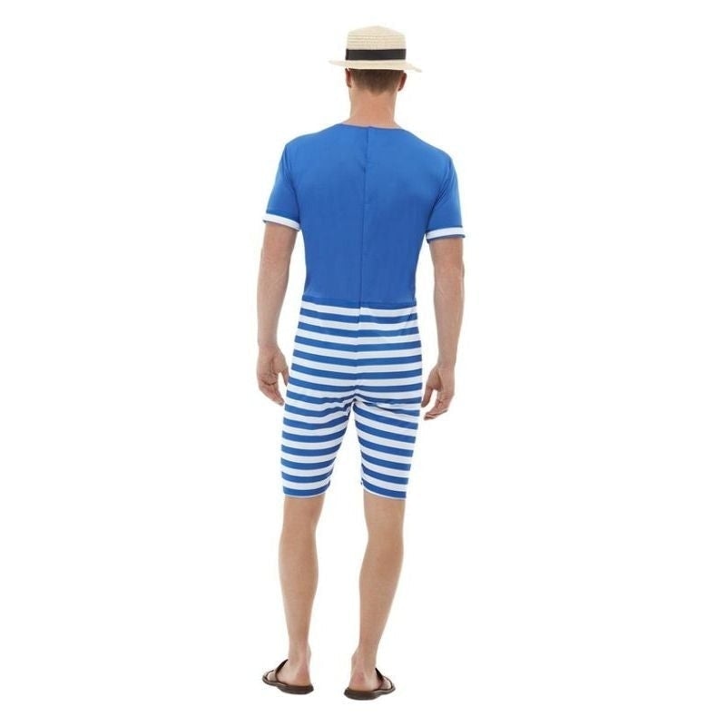 20s Bathing Suit Costume Adult Blue White 2