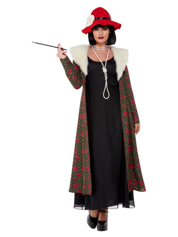 20s Gangsters Moll Costume Adult Black_1