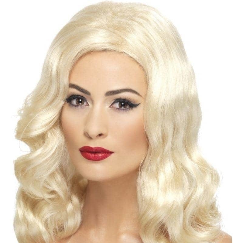 20s Luscious Long Wig Adult Blonde 1