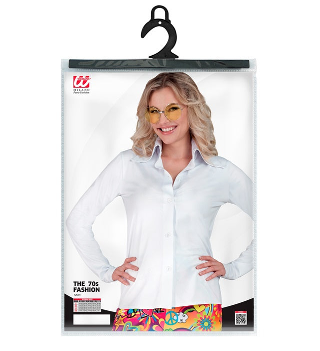 The 70S Groovy Style - White Shirt 