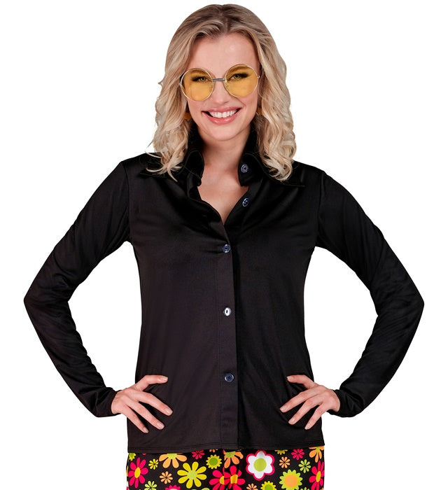 The 70S Groovy Style - Black Shirt 