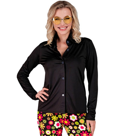 The 70S Groovy Style - Black Shirt 