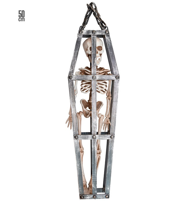 Caged Skeleton 50 Cm 
