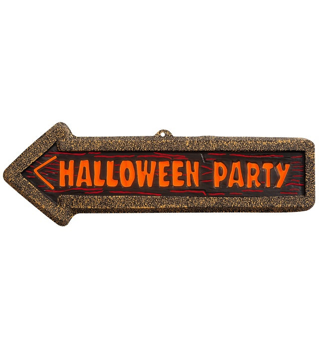 3D Neon Halloween Party Sign 56X17 Cm