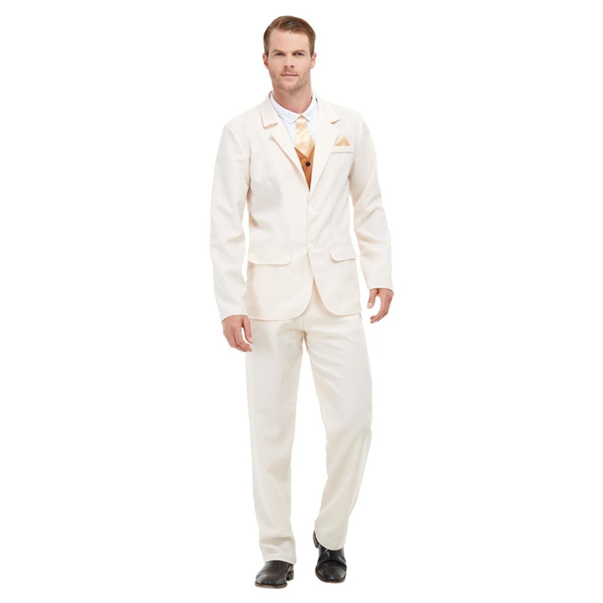Roaring 20s Gent Costume Adult White 1