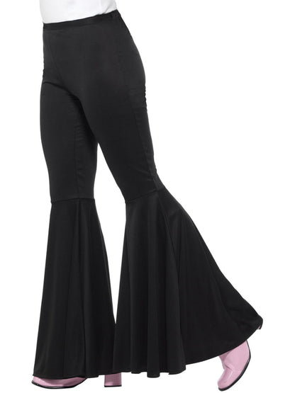 Flared Trousers Black Ladies Costume Accessory 2