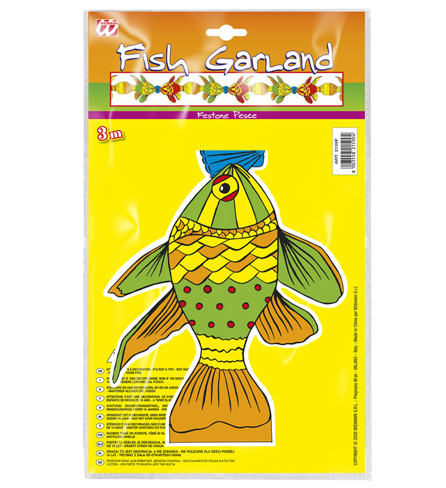 Fish Paper Garland 3 M