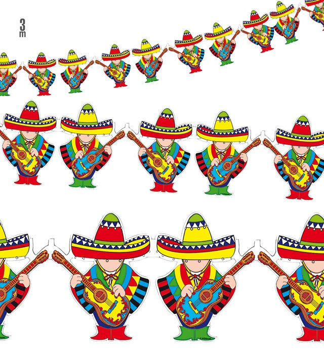 Mariachi Garland 3 M