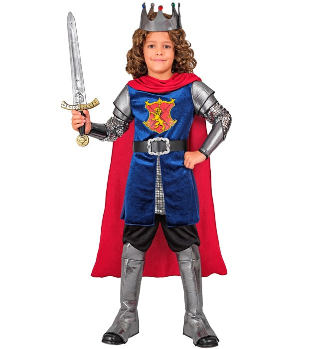 King  Coat With Cape, Belt, Cuffs, Crown, Boot Covers 