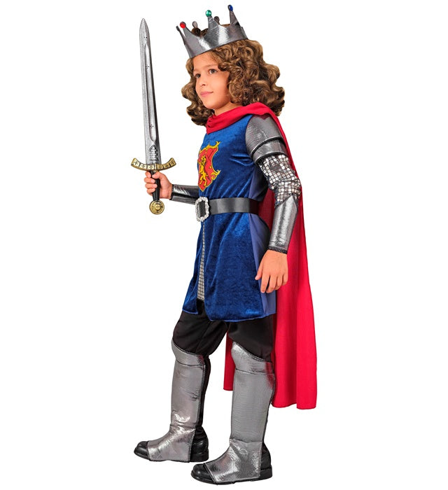 King  Coat With Cape, Belt, Cuffs, Crown, Boot Covers 