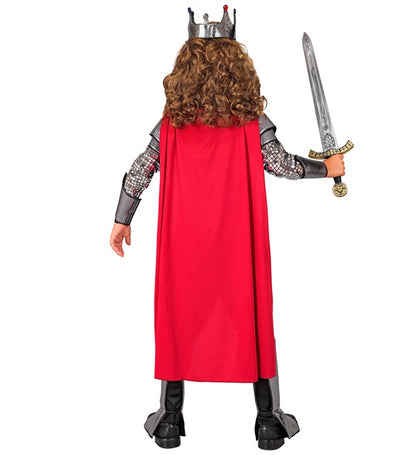 King  Coat With Cape, Belt, Cuffs, Crown, Boot Covers 