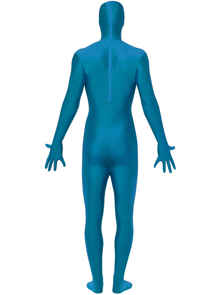 Second Skin Suit Adult Blue with Bumbag Concealed Fly and Under Chin Opening 3
