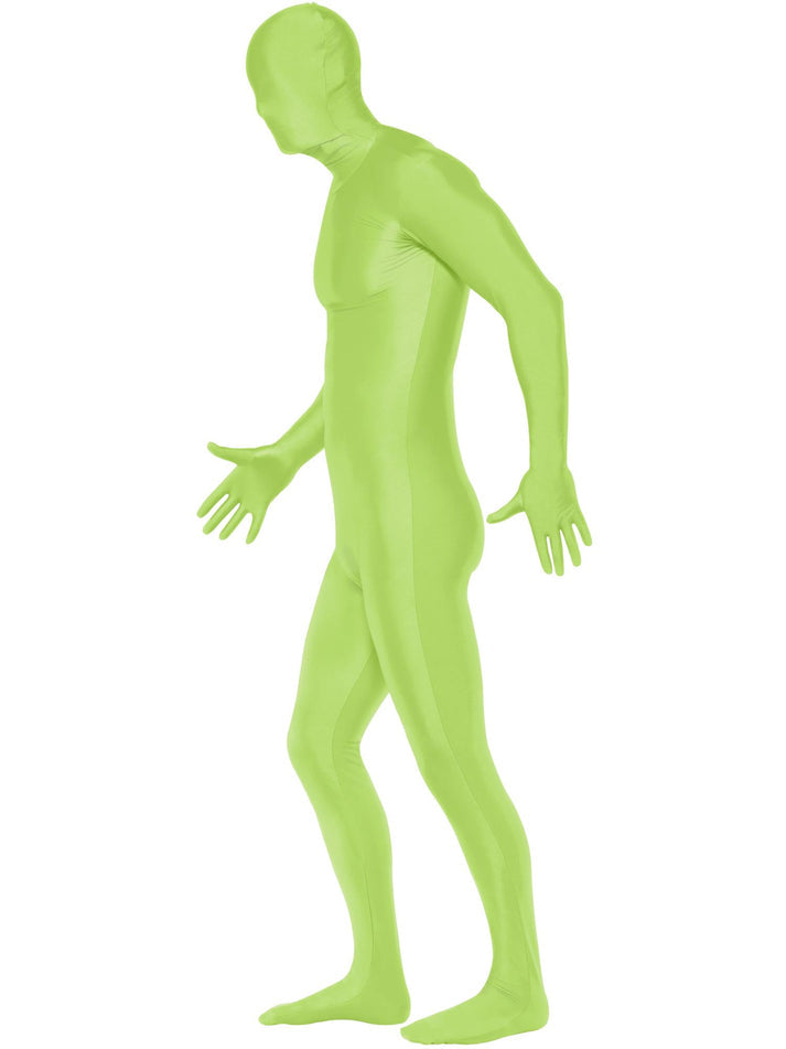 Second Skin Suit Adult Green with Bumbag Concealed Fly and Under Chin Opening 2