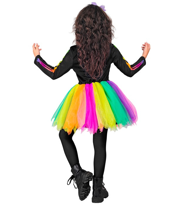 Skelton  Tutu Dress, Skull Bow Headband 