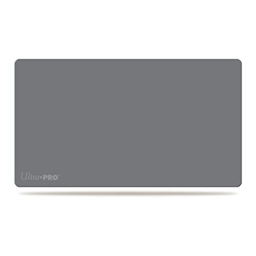 Ultra Pro Solid Smoke Grey Playmat for Card Games and Workstations - Protect Your Cards While Battling Against Friends or Enemies, Great for at Home Use as Mouse pad, Deck Display Pad 1