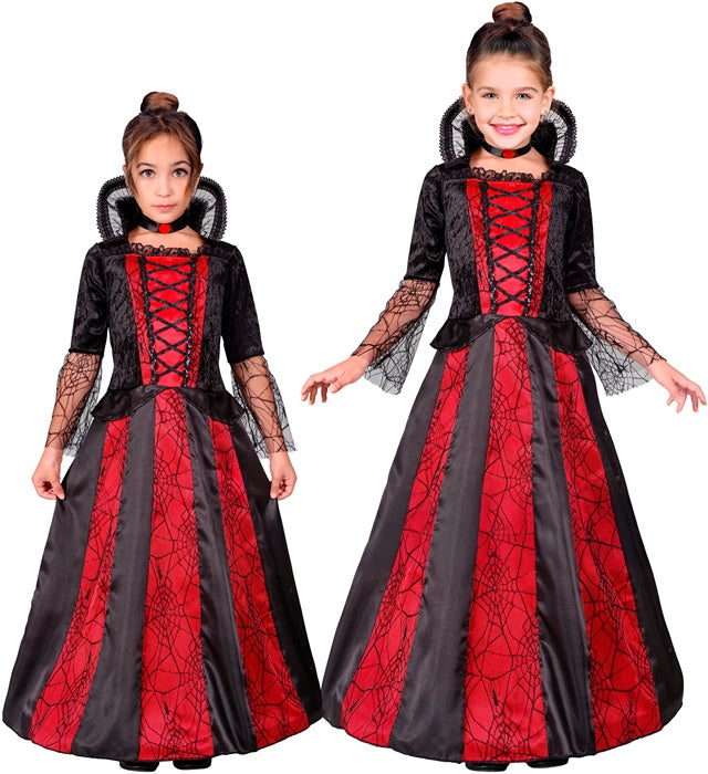 Vampiress  Dress With Wire Hoop, Choker 