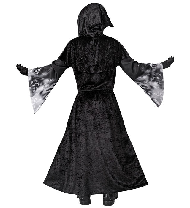 Screaming Souls  Hooded Robe With Capelet, Belt 