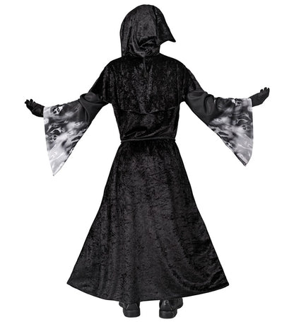 Screaming Souls  Hooded Robe With Capelet, Belt 