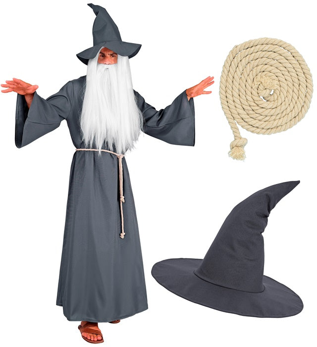 Wizard  Robe, Belt, Hat 