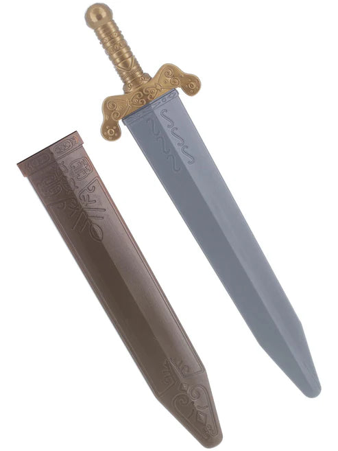 Roman Sword Plastic with Scabbard 50cm Costume Accessory