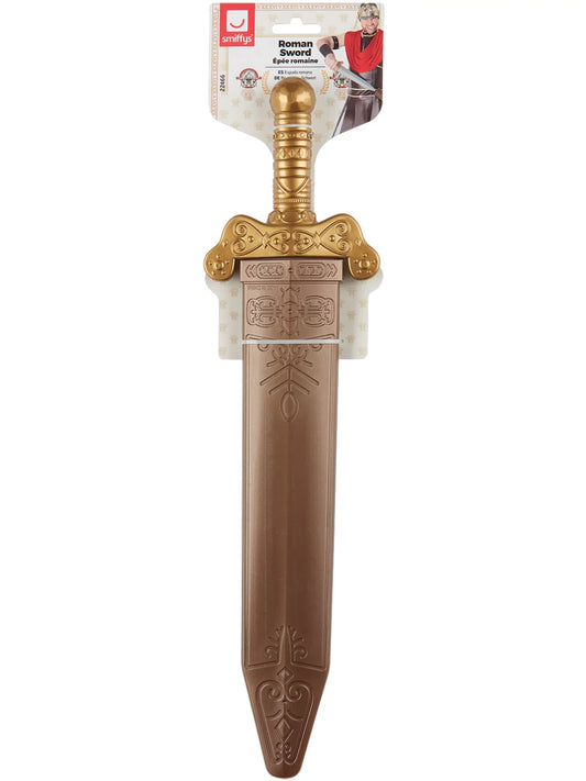 Roman Sword Plastic with Scabbard 50cm Costume Accessory 2
